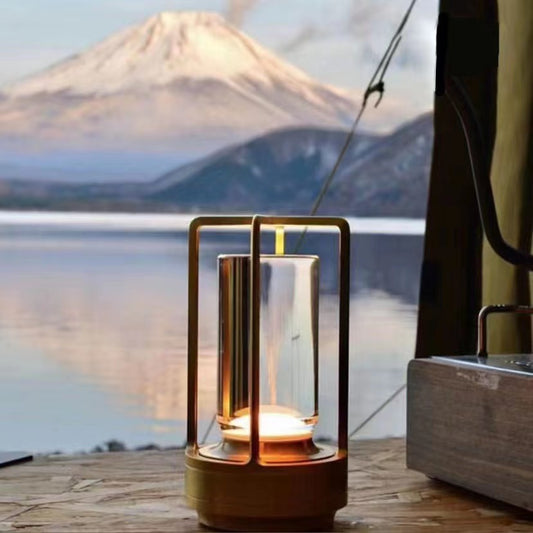 MARBELLA Indoor/Outdoor LED Table Lantern (Rechargeable)