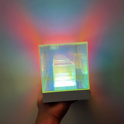 Infinity Prism Cube Desk Lamp