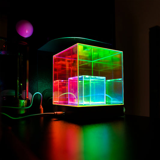 Infinity Prism Cube Desk Lamp
